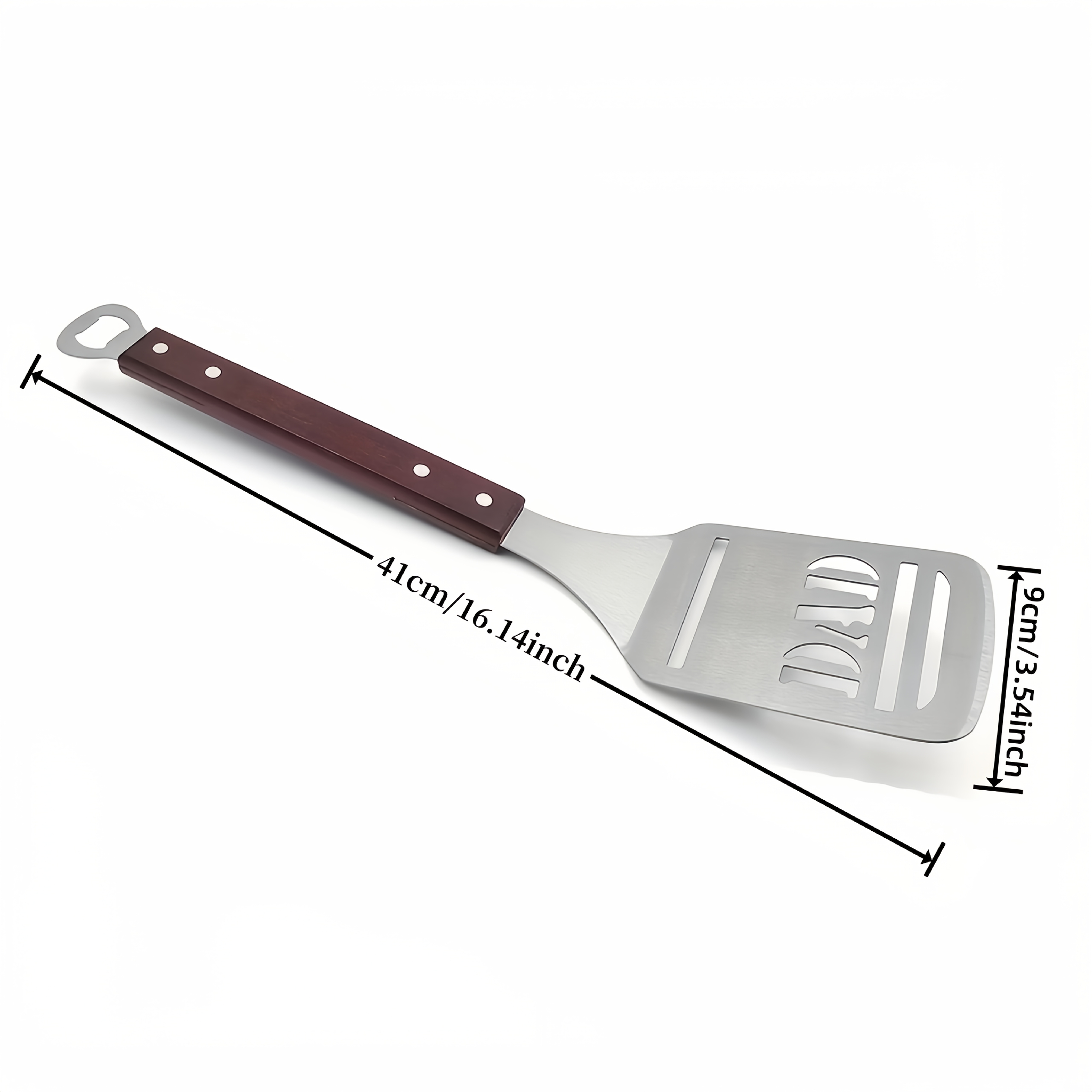 Stainless Steel BBQ Spatula wi - огляд і ціна Okonomiyaki Spatula