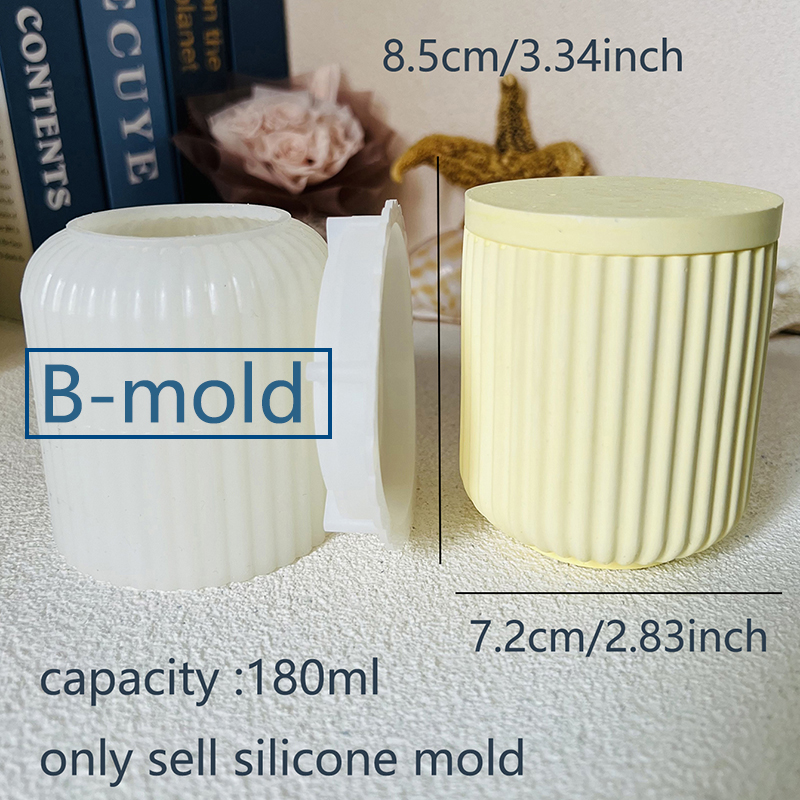 Cement Candle Jar Silicone Mol - огляд і ціна Potsticker Mold
