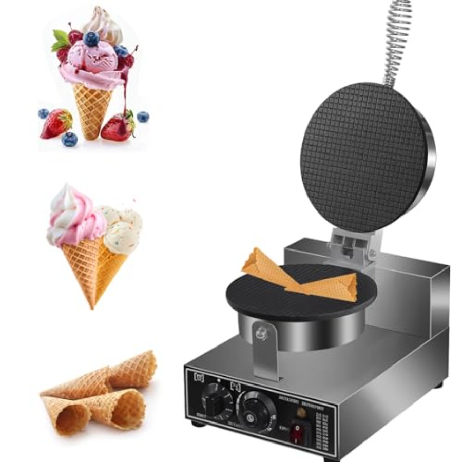 Electric Ice Cream Cone Maker  - огляд і ціна Waffle Cone Maker