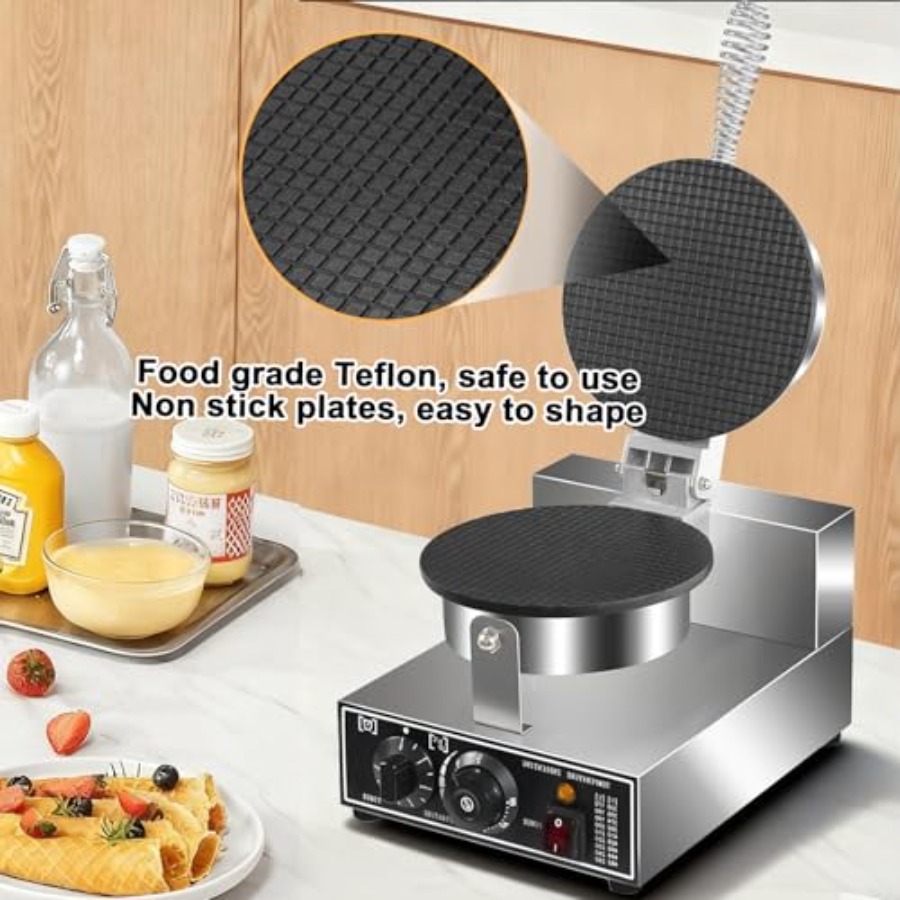 Electric Ice Cream Cone Maker  - огляд і ціна Waffle Cone Maker