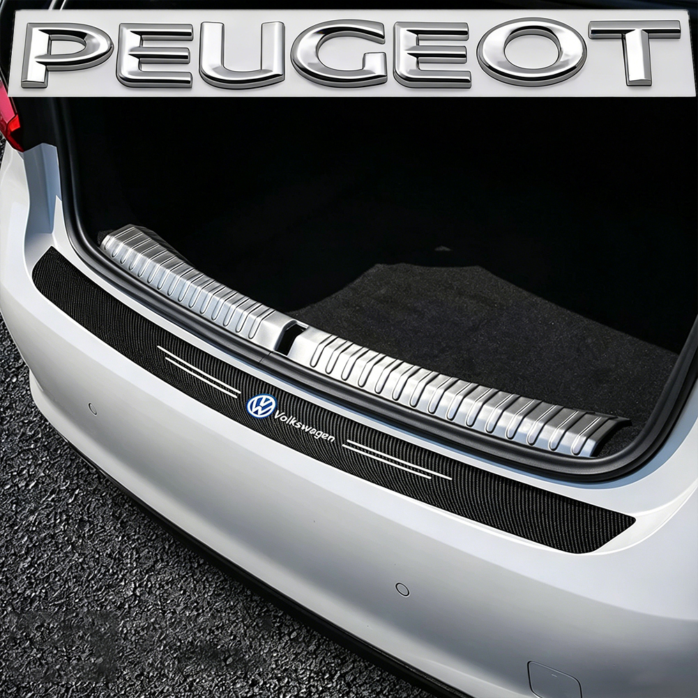 1/4/5Pcs Car Door Sill Scuff P - огляд і ціна Crepe Pan Carbon