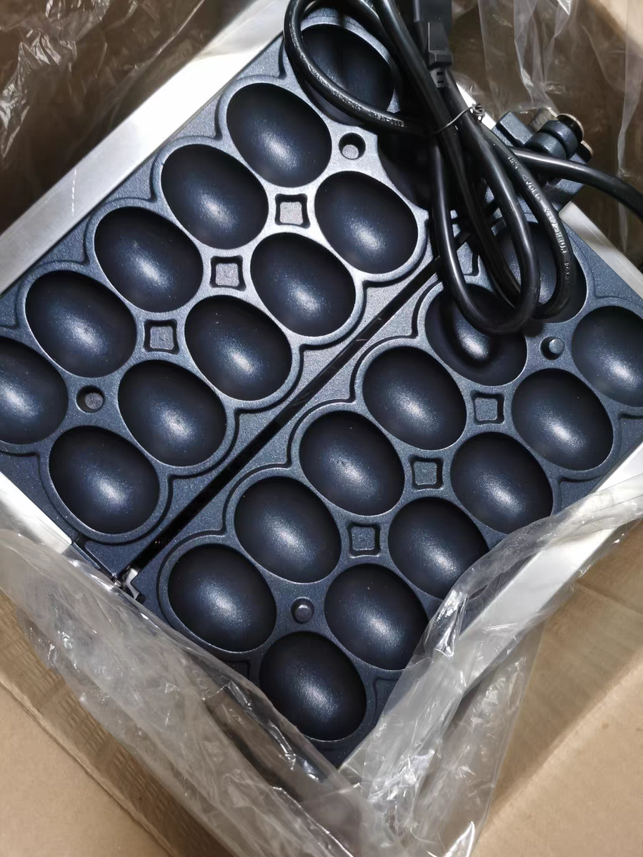 Commercial Electric Egg Bubble - огляд і ціна Egg Waffle Pan