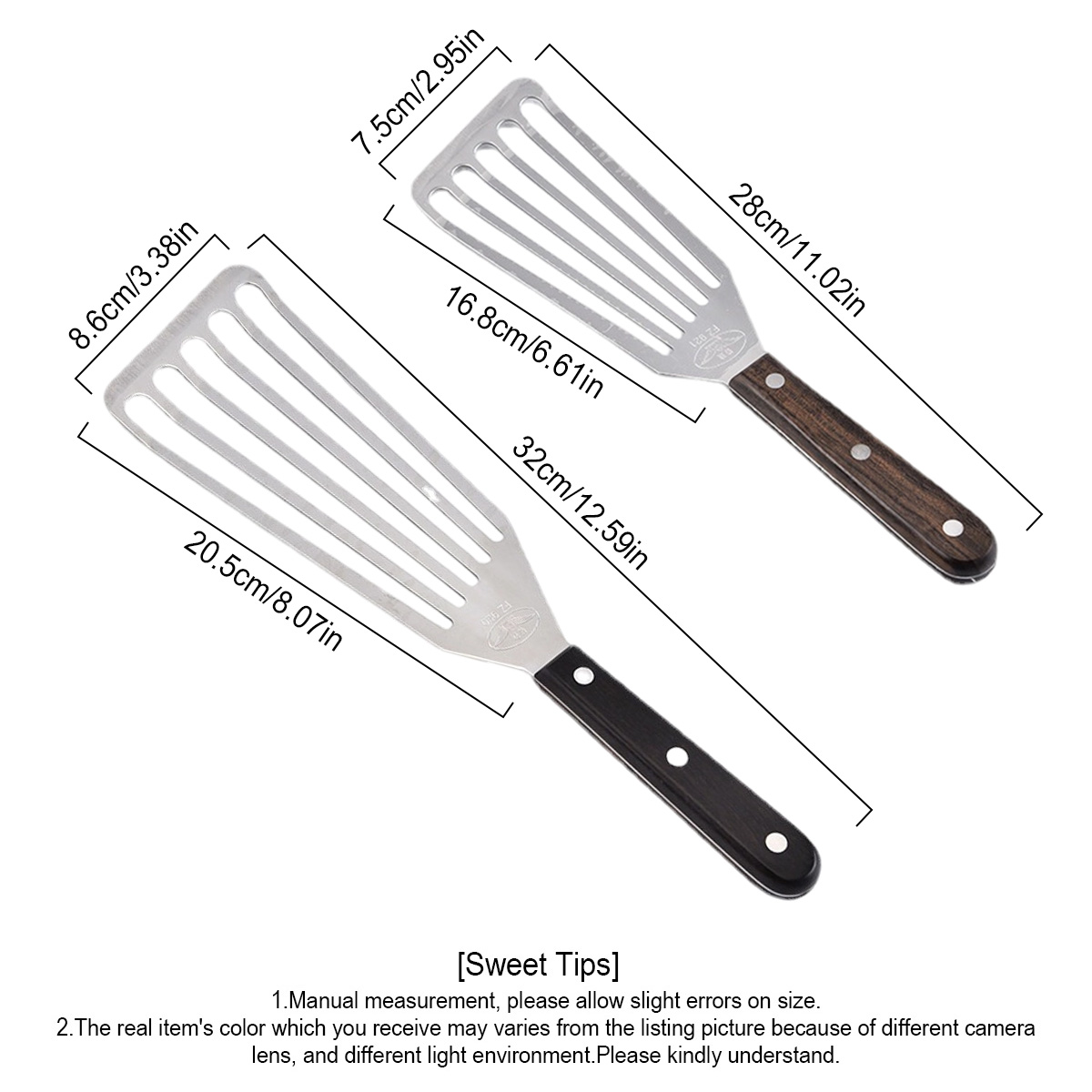 Fish Spatula, Stainless Steel  - огляд і ціна Okonomiyaki Spatula