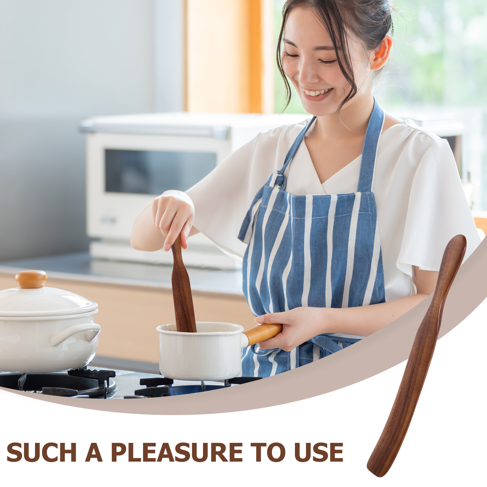 Wooden Spatula Kitchen Utensil - огляд і ціна Okonomiyaki Spatula
