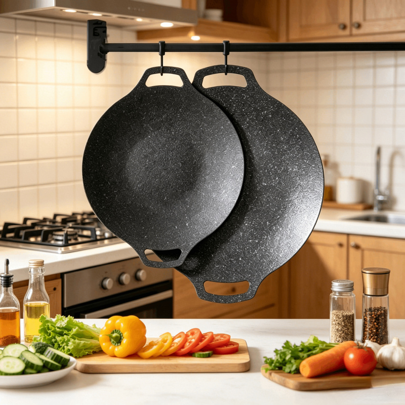 Portable Nonstick Frying Pan O - огляд і ціна Cast Iron Corn