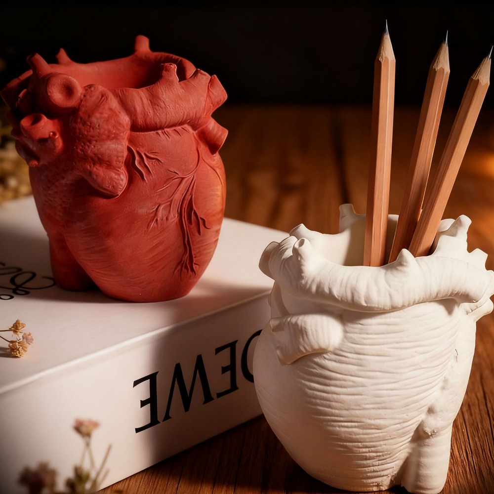 Heart Flowerpot Vase Resin Sil - огляд і ціна Potsticker Mold
