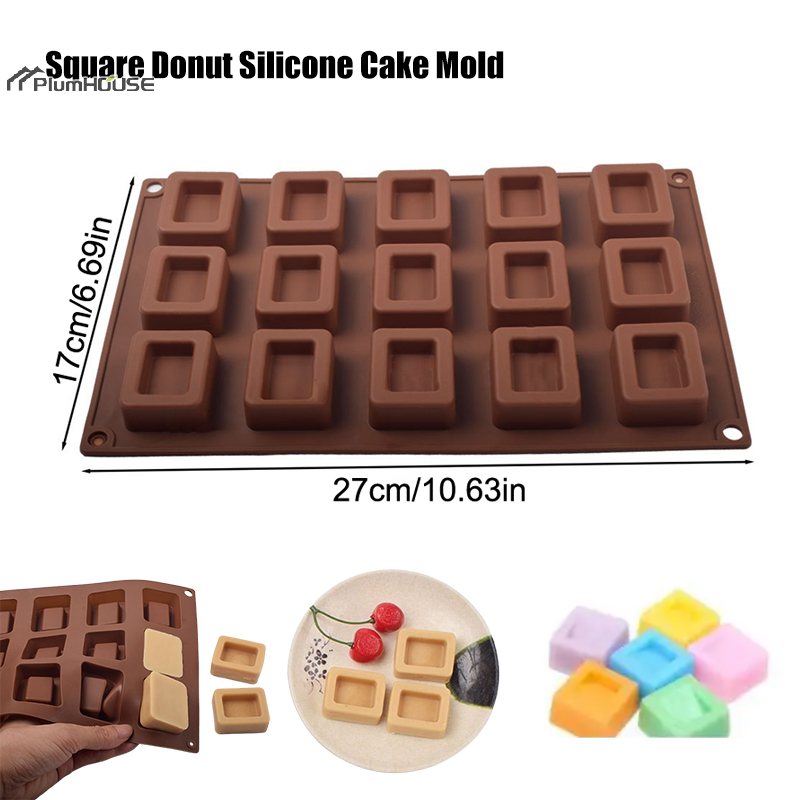 Square Donut Silicone Cake Mol - огляд і ціна Donut Mold Silicone