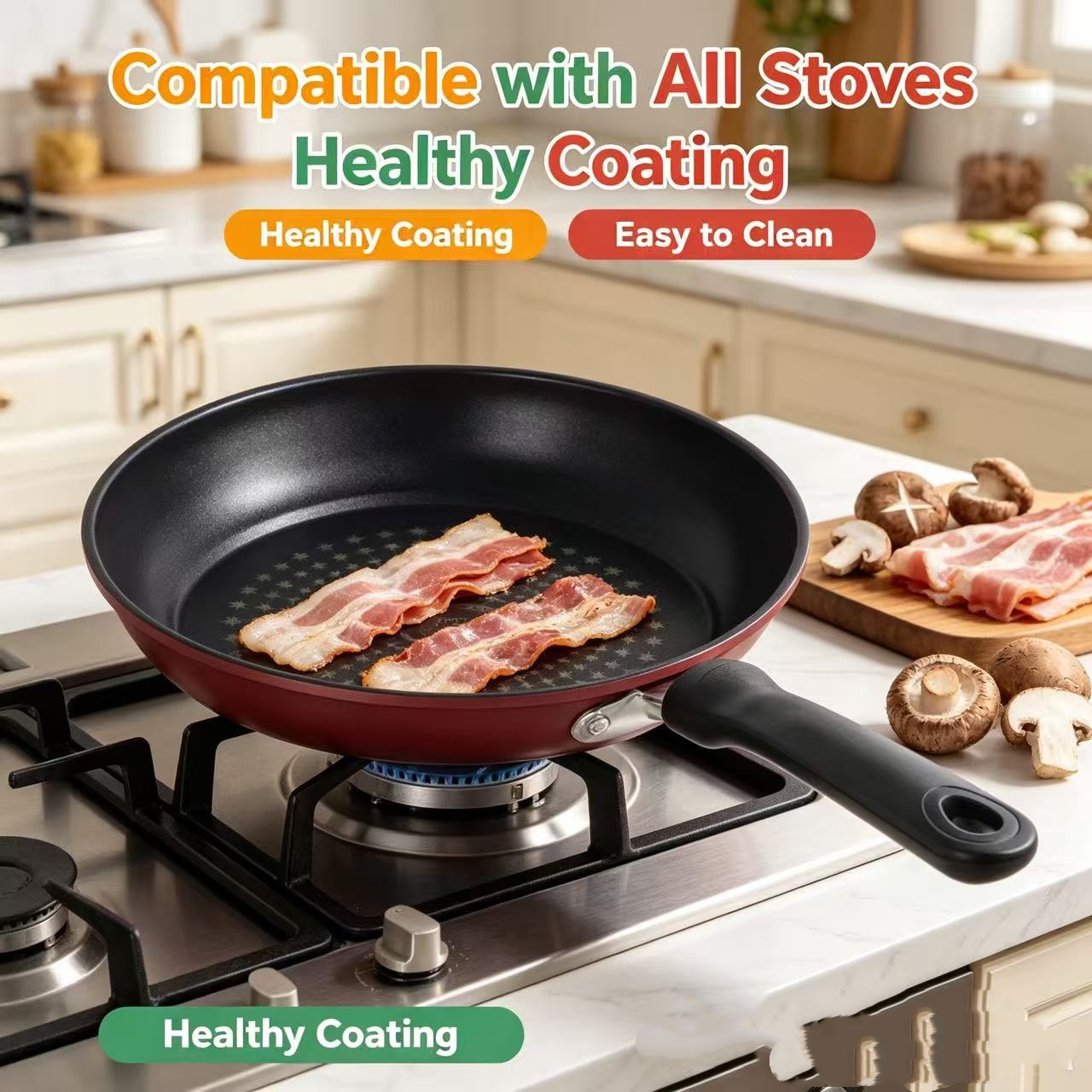 Premium Granite Non Stick Fryi - огляд і ціна Mini Pancake Griddle