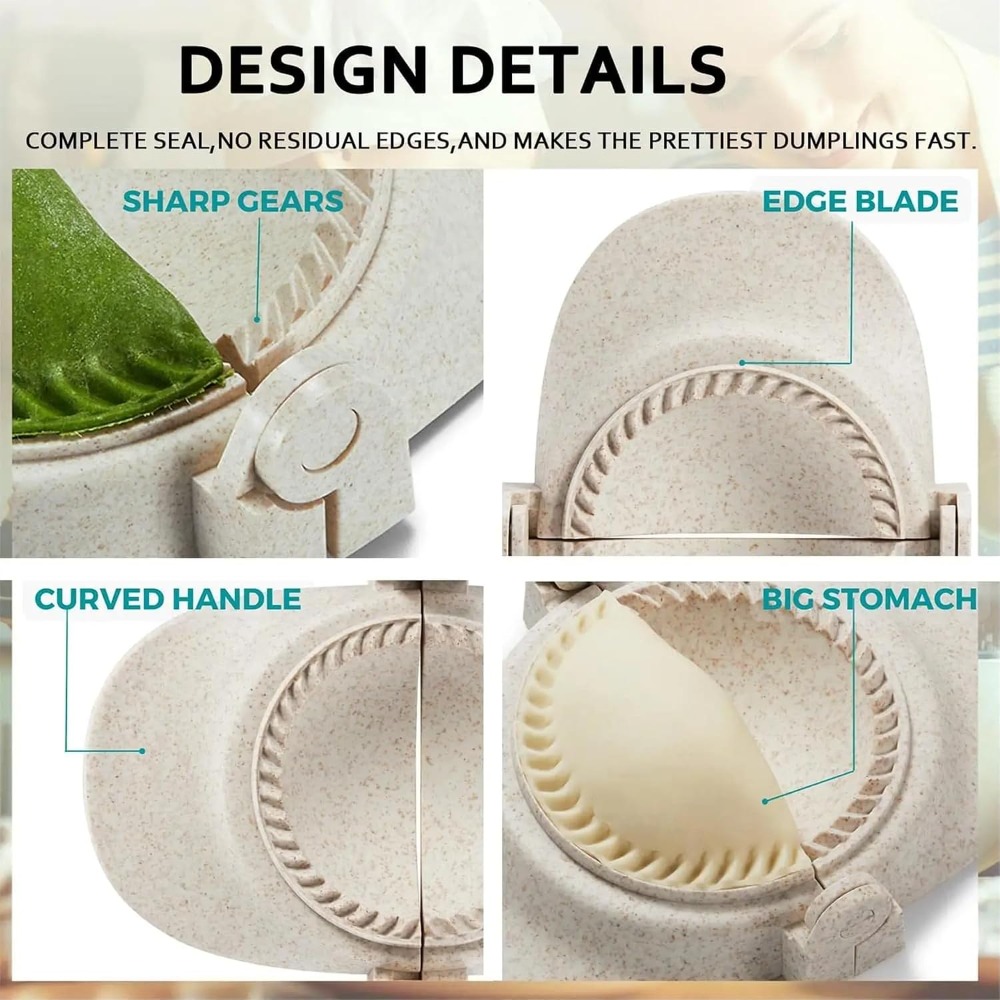 Dumpling Maker Set with Dough  - огляд і ціна Dumpling Press Set