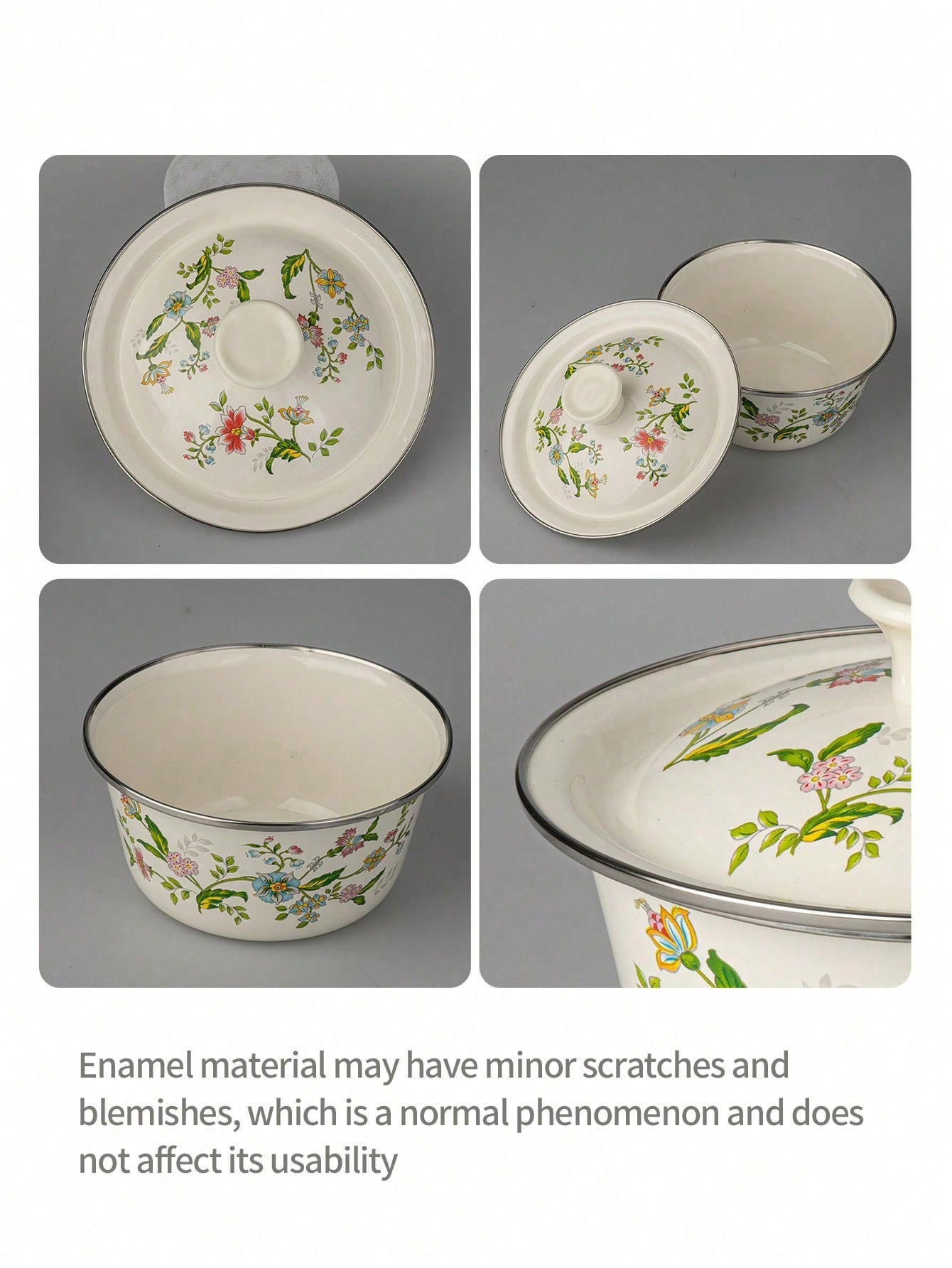 1pc Enamel-patterned rice bowl - огляд і ціна Dim Sum Basket