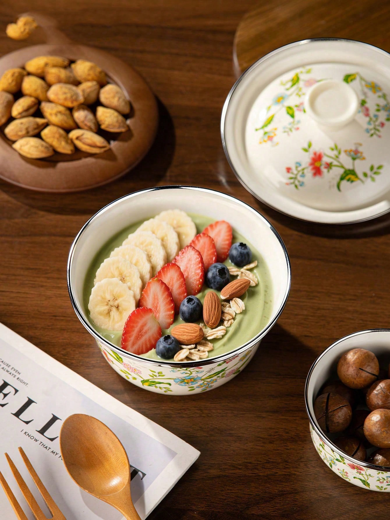 1pc Enamel-patterned rice bowl - огляд і ціна Dim Sum Basket