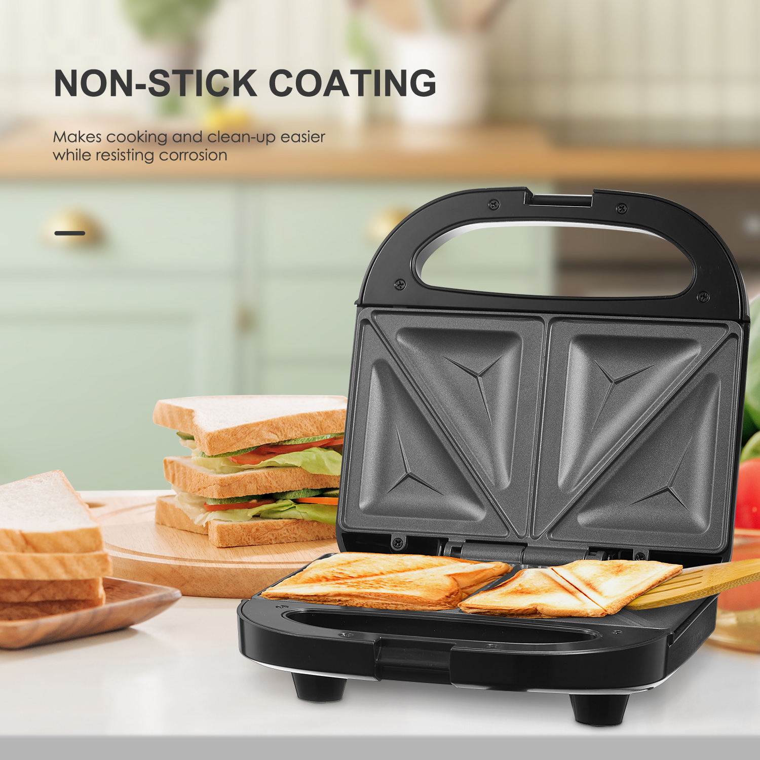 Stainless Steel 750W Sandwich  - огляд і ціна Hot Dog Press
