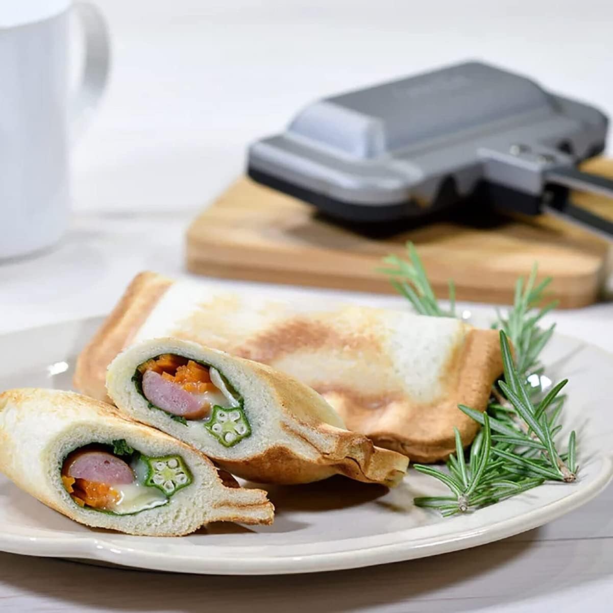 Breakfast Sandwich Maker, 4w1h - огляд і ціна Hot Dog Press