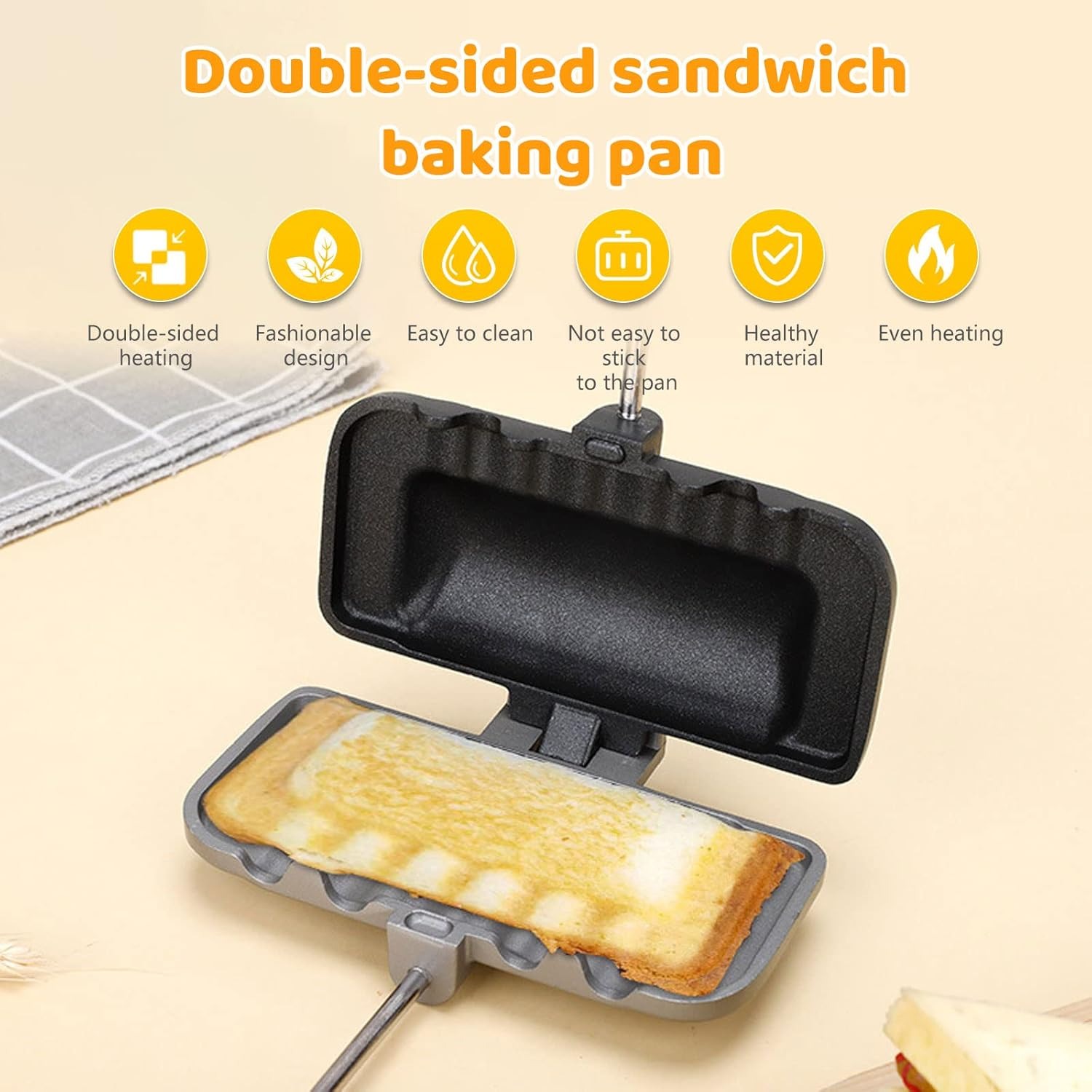 Breakfast Sandwich Maker, 4w1h - огляд і ціна Hot Dog Press