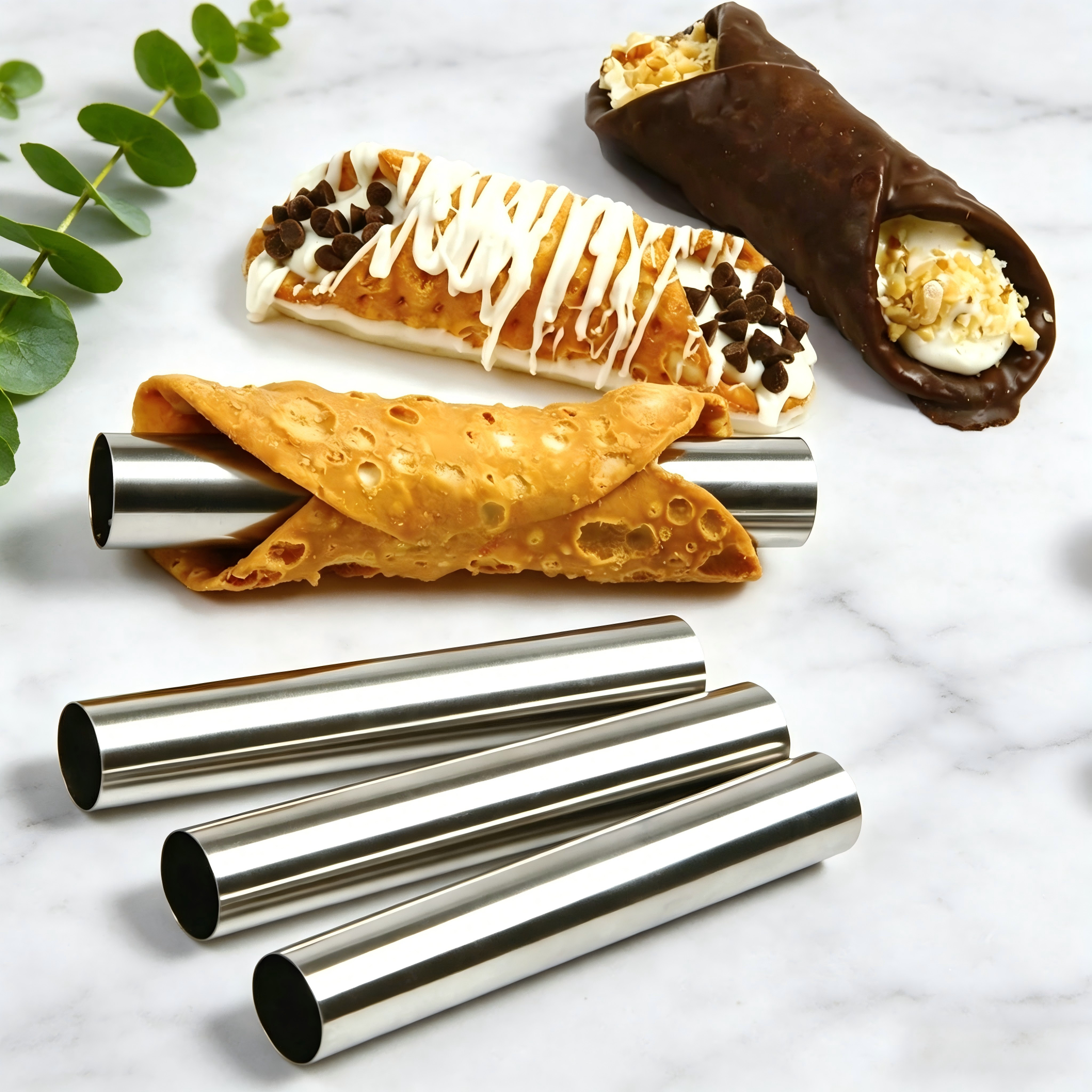 Cannoli Tubes Set, 10/20Pcs Fo - огляд і ціна Danish Pancake Pan