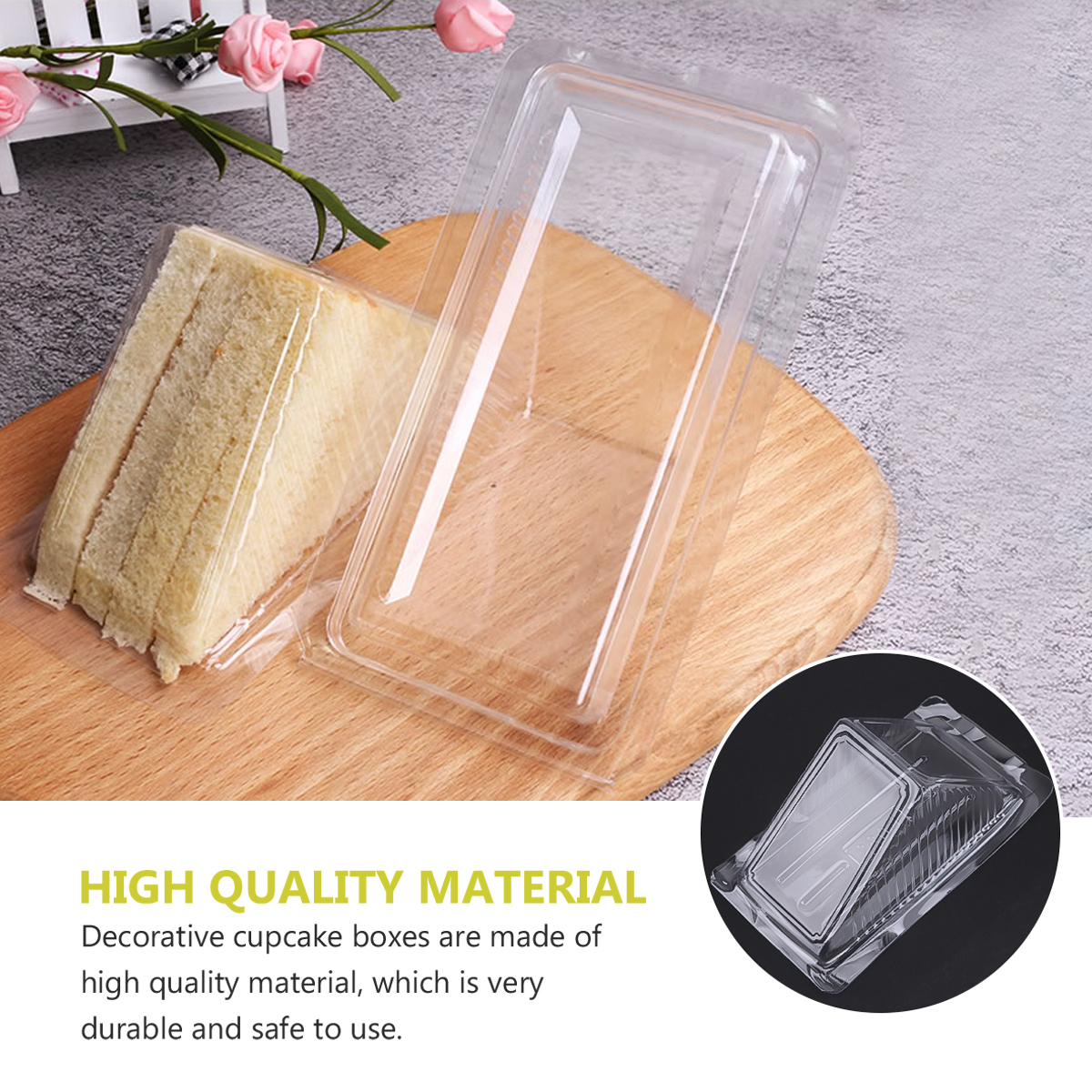100pcs Sandwich Box Portable D - огляд і ціна Spring Roll Wrapper