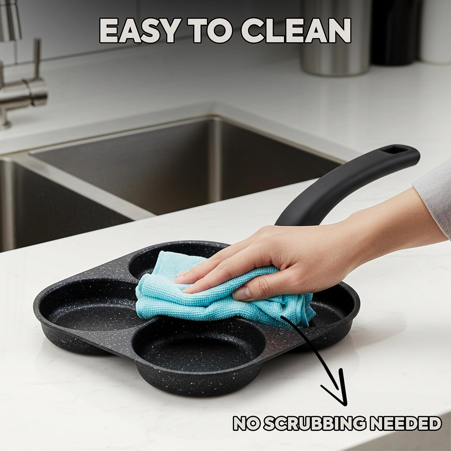 Egg Frying Pan Nonstick Pancak - огляд і ціна Mini Pancake Griddle